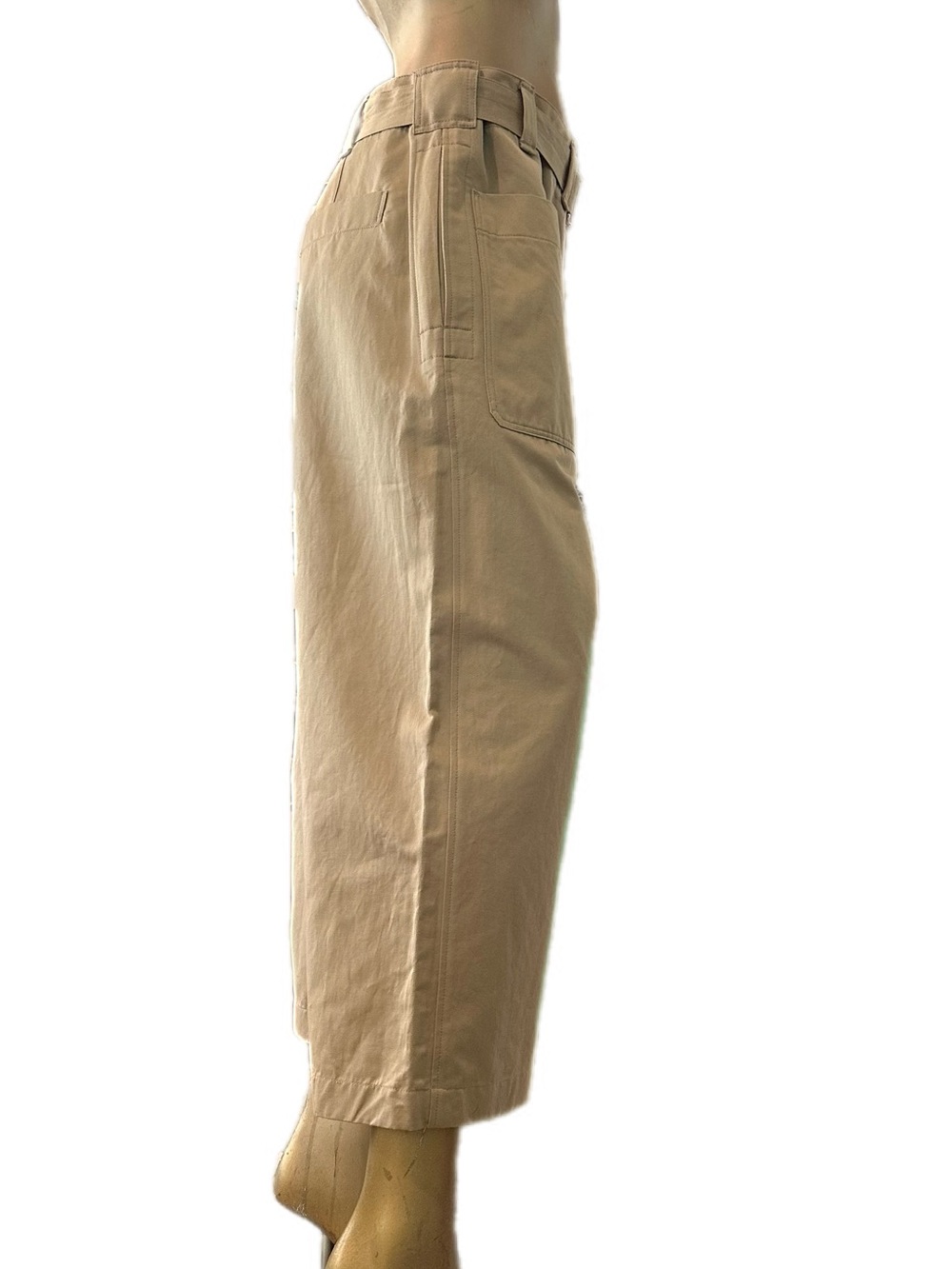 Lemaire Cotton/Linen Cropped Belted Pocket Chino Pants size 38, made in Romania - Picture 3 of 9